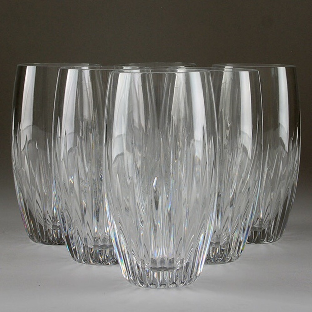 BACCARAT CRYSTAL HIGHBALL GLASSES SET OF 8 - Picture 1 of 3